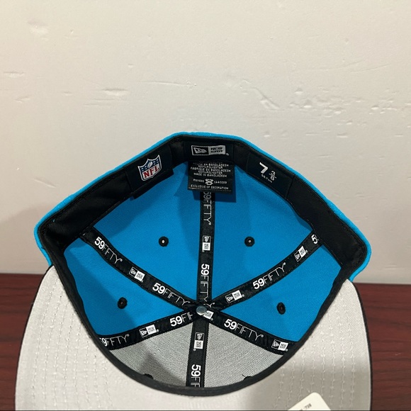 New Era, 59Fifty Fitted Hat, Carolina Panthers, Blue & Black - Picture 5 of 9